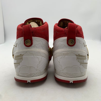 【中古品】【メンズ】 NIKE ナイキ 317253-611 ZOOM LEBRON 5 ズーム レブロン 5 チャイナ エディション スニーカー 靴 シューズ 160-260907-mh-13-fuzh サイズ：27.5cm カラー：レッド ホワイト 万代Net店