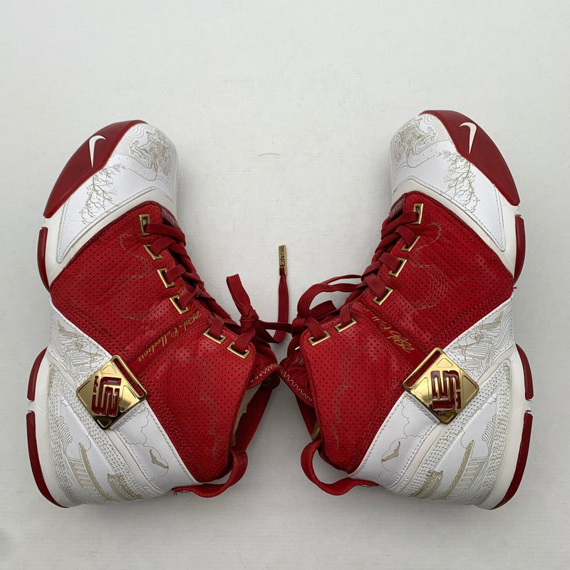 【中古品】【メンズ】 NIKE ナイキ 317253-611 ZOOM LEBRON 5 ズーム レブロン 5 チャイナ エディション スニーカー 靴 シューズ 160-260907-mh-13-fuzh サイズ：27.5cm カラー：レッド ホワイト 万代Net店