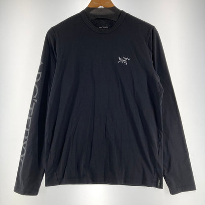 【中古品】【メンズ】 ARC'TERYX アークテリクス CAPTIVE ARC'WORD L.S TEE キャプティブ アークワード 長袖シャツ カラーBLACK SIZE:S　 144-260828-ky-05-fuzh 万代Net店