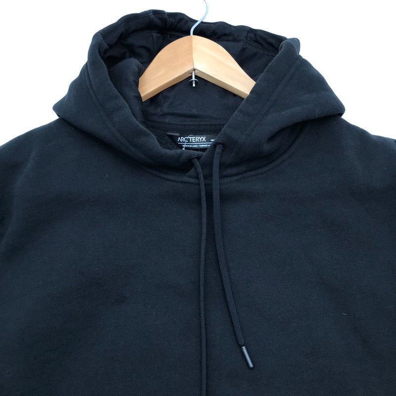 【中古品】【メンズ】 ARC'TERYX アークテリクス X000009788 EMBLEM FLEECE HOODY エンブレム フリース フーディー パーカー BLACK Sサイズ プルオーバー ※汚れ・使用感あり 144-260830-io-48-fuzh カラー：ブラック 万代Net店