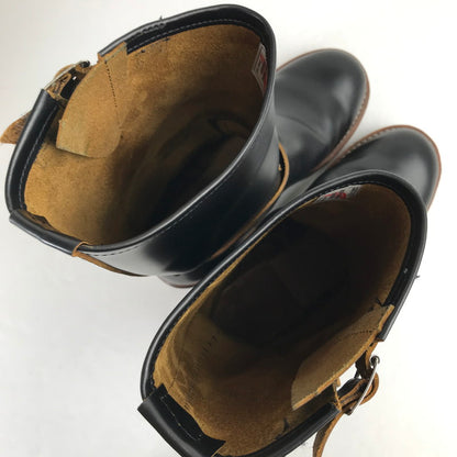 【中古品】【メンズ】 RED WING レッドウィング 2966 BLACK KLONDIKE 11-INCH ENGINEER BOOTS 靴 ブーツ BLACK 8 1/2 26.5cm 箱有 ※使用感あり・カビ臭あり 164-260829-io-15-fuzh カラー：ブラック 万代Net店