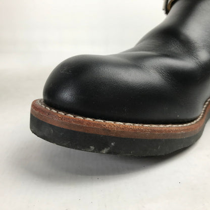 【中古品】【メンズ】 RED WING レッドウィング 2966 BLACK KLONDIKE 11-INCH ENGINEER BOOTS 靴 ブーツ BLACK 8 1/2 26.5cm 箱有 ※使用感あり・カビ臭あり 164-260829-io-15-fuzh カラー：ブラック 万代Net店