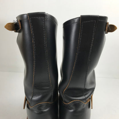 【中古品】【メンズ】 RED WING レッドウィング 2966 BLACK KLONDIKE 11-INCH ENGINEER BOOTS 靴 ブーツ BLACK 8 1/2 26.5cm 箱有 ※使用感あり・カビ臭あり 164-260829-io-15-fuzh カラー：ブラック 万代Net店