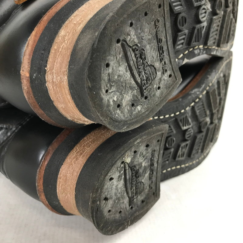 【中古品】【メンズ】 RED WING レッドウィング 2966 BLACK KLONDIKE 11-INCH ENGINEER BOOTS 靴 ブーツ BLACK 8 1/2 26.5cm 箱有 ※使用感あり・カビ臭あり 164-260829-io-15-fuzh カラー：ブラック 万代Net店