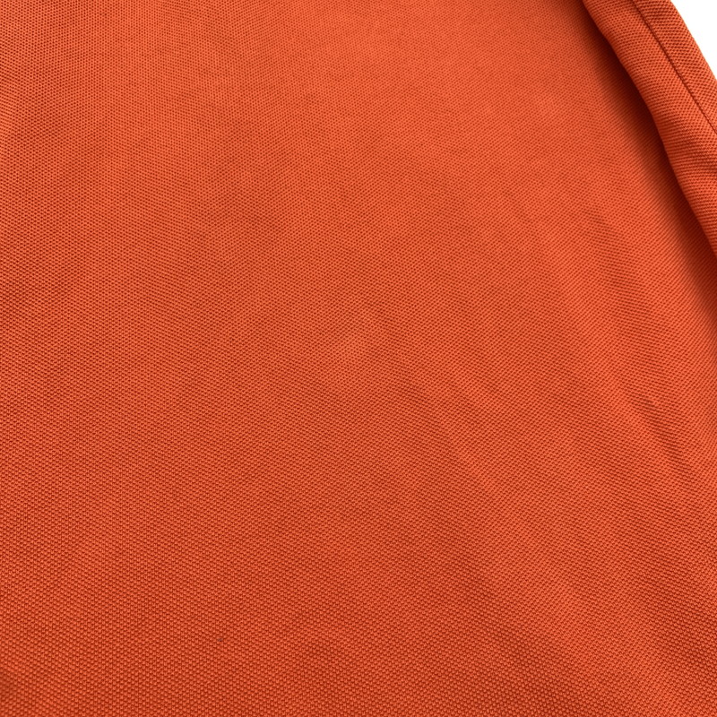 【中古品】【メンズ】 MONCLER モンクレール MAGLIA POLO MANICA CORTA S S POLO SHIRT ポロシャツ ORANGE Lサイズ ※首回りスレ・変色・使用感・ボタン色抜けあり 141-260830-io-55-fuzh カラー：オレンジ 万代Net店