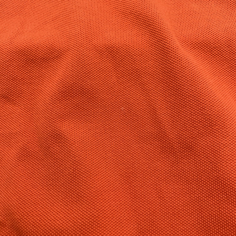 【中古品】【メンズ】 MONCLER モンクレール MAGLIA POLO MANICA CORTA S S POLO SHIRT ポロシャツ ORANGE Lサイズ ※首回りスレ・変色・使用感・ボタン色抜けあり 141-260830-io-55-fuzh カラー：オレンジ 万代Net店
