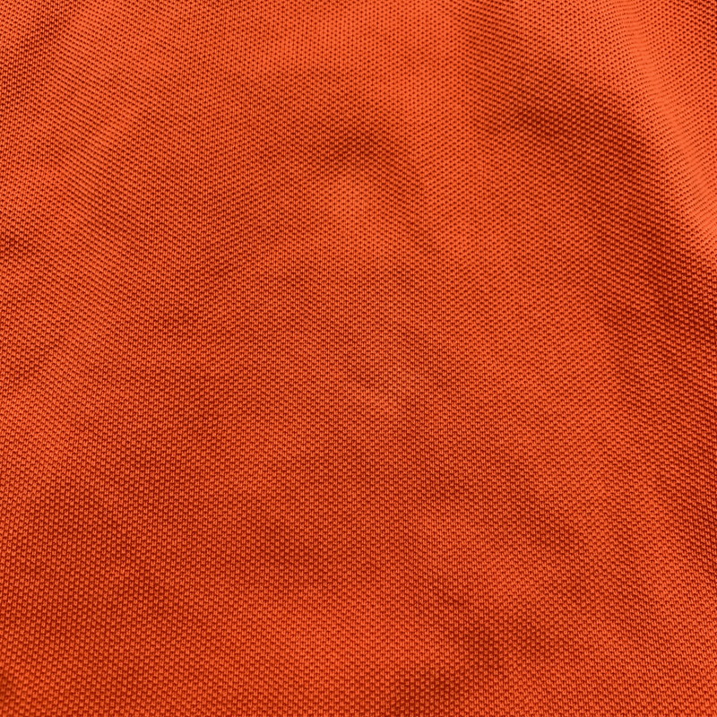 【中古品】【メンズ】 MONCLER モンクレール MAGLIA POLO MANICA CORTA S S POLO SHIRT ポロシャツ ORANGE Lサイズ ※首回りスレ・変色・使用感・ボタン色抜けあり 141-260830-io-55-fuzh カラー：オレンジ 万代Net店