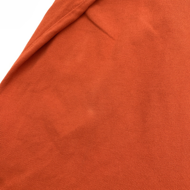 【中古品】【メンズ】 MONCLER モンクレール MAGLIA POLO MANICA CORTA S S POLO SHIRT ポロシャツ ORANGE Lサイズ ※首回りスレ・変色・使用感・ボタン色抜けあり 141-260830-io-55-fuzh カラー：オレンジ 万代Net店