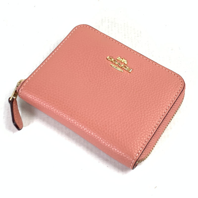 【中古品】【レディース】 COACH コーチ 財布 PINK ラウンドジップ 本体のみ ※汚れあり 181-260829-io-19-fuzh カラー：ピンク 万代Net店