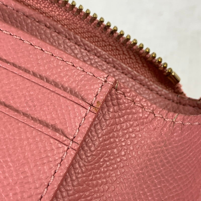 【中古品】【レディース】 COACH コーチ 財布 PINK ラウンドジップ 本体のみ ※汚れあり 181-260829-io-19-fuzh カラー：ピンク 万代Net店