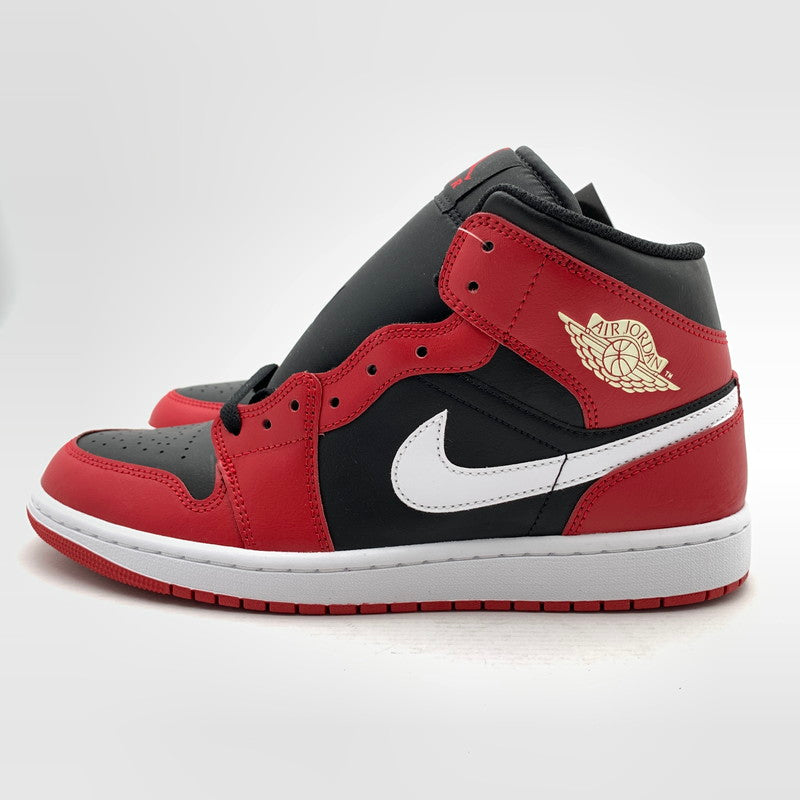 【中古美品】【メンズ】 NIKE ナイキ DQ8426-061 AIR JORDAN 1 MID "GYM RED BLACK" エアジョーダン スニーカー 靴 160-260922-gm-23-fuzh サイズ：28.5cm カラー：レッド 万代Net店