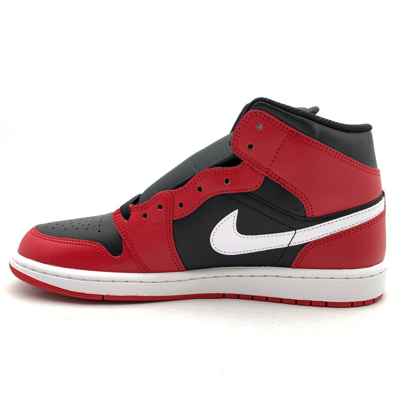 【中古美品】【メンズ】 NIKE ナイキ DQ8426-061 AIR JORDAN 1 MID "GYM RED BLACK" エアジョーダン スニーカー 靴 160-260922-gm-23-fuzh サイズ：28.5cm カラー：レッド 万代Net店