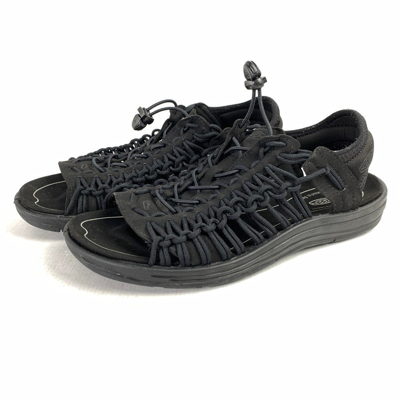 【中古品】【メンズ】 KEEN キーン UNEEK ll OT サンダル 靴 BLACK 29.0cm 本体のみ ※毛玉・使用感あり 164-260830-io-14-fuzh カラー：ブラック 万代Net店