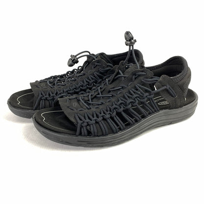 【中古品】【メンズ】 KEEN キーン UNEEK ll OT サンダル 靴 BLACK 29.0cm 本体のみ ※毛玉・使用感あり 164-260830-io-14-fuzh カラー：ブラック 万代Net店