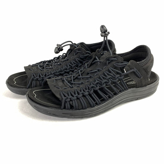 【中古品】【メンズ】 KEEN キーン UNEEK ll OT サンダル 靴 BLACK 29.0cm 本体のみ ※毛玉・使用感あり 164-260830-io-14-fuzh カラー：ブラック 万代Net店