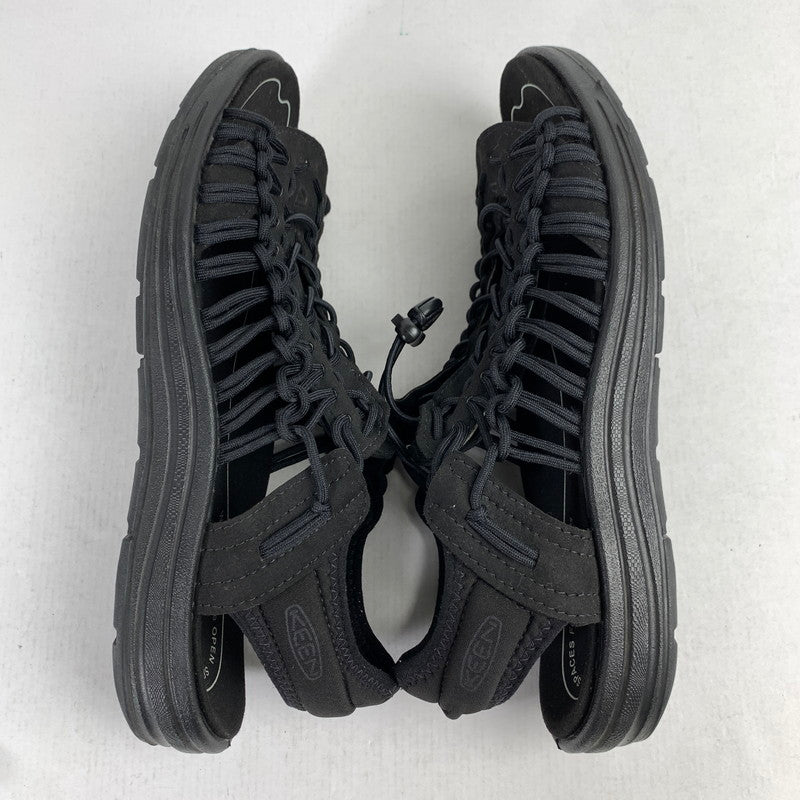 【中古品】【メンズ】 KEEN キーン UNEEK ll OT サンダル 靴 BLACK 29.0cm 本体のみ ※毛玉・使用感あり 164-260830-io-14-fuzh カラー：ブラック 万代Net店