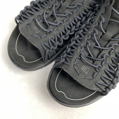 【中古品】【メンズ】 KEEN キーン UNEEK ll OT サンダル 靴 BLACK 29.0cm 本体のみ ※毛玉・使用感あり 164-260830-io-14-fuzh カラー：ブラック 万代Net店
