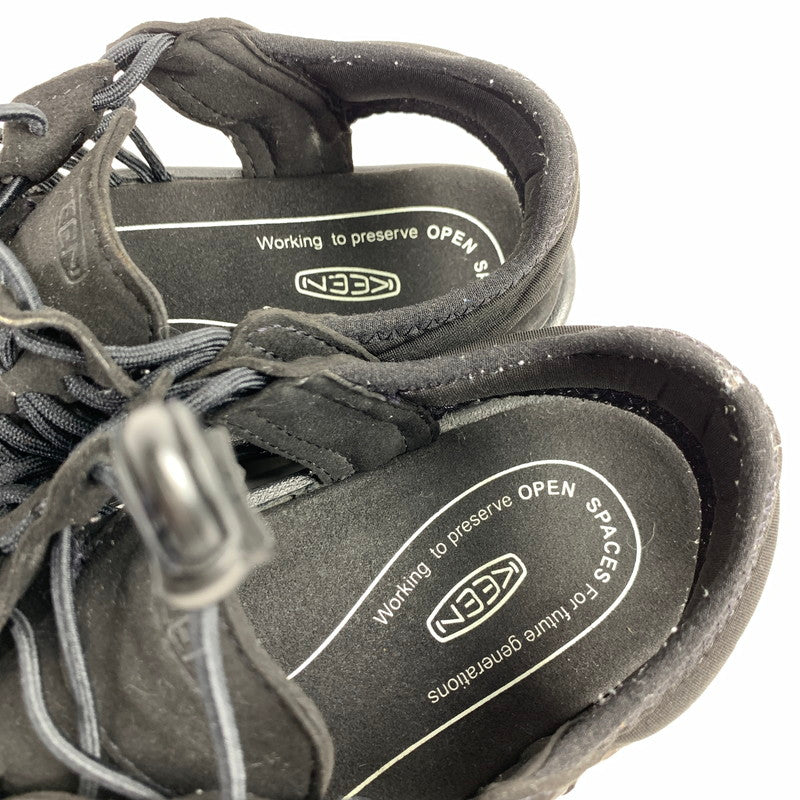 【中古品】【メンズ】 KEEN キーン UNEEK ll OT サンダル 靴 BLACK 29.0cm 本体のみ ※毛玉・使用感あり 164-260830-io-14-fuzh カラー：ブラック 万代Net店
