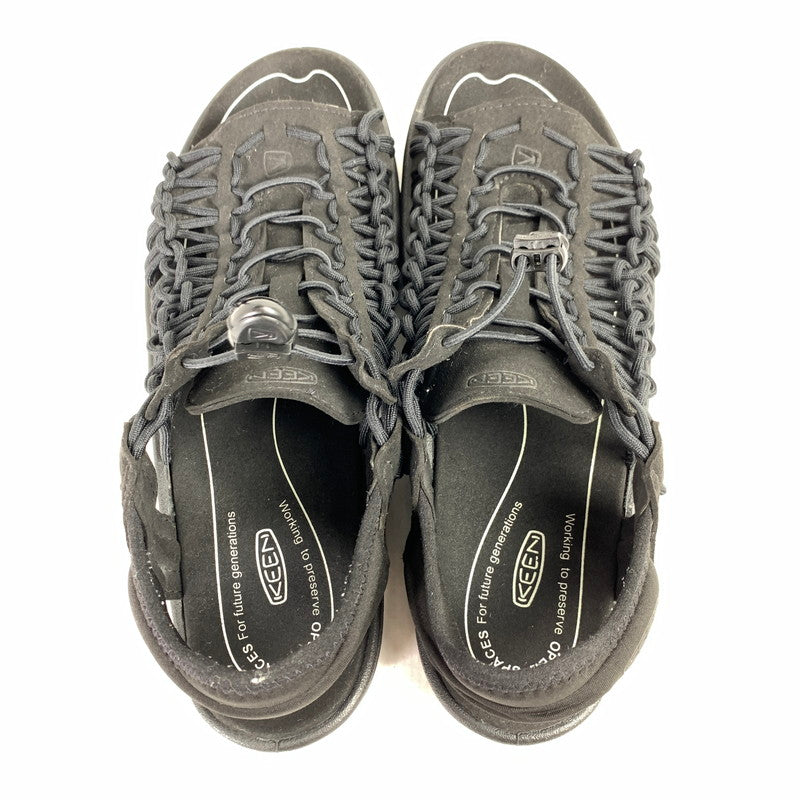 【中古品】【メンズ】 KEEN キーン UNEEK ll OT サンダル 靴 BLACK 29.0cm 本体のみ ※毛玉・使用感あり 164-260830-io-14-fuzh カラー：ブラック 万代Net店