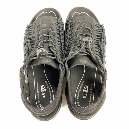 【中古品】【メンズ】 KEEN キーン UNEEK ll OT サンダル 靴 BLACK 29.0cm 本体のみ ※毛玉・使用感あり 164-260830-io-14-fuzh カラー：ブラック 万代Net店