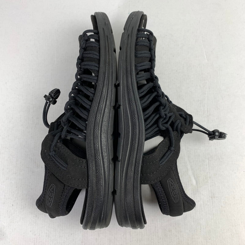 【中古品】【メンズ】 KEEN キーン UNEEK ll OT サンダル 靴 BLACK 29.0cm 本体のみ ※毛玉・使用感あり 164-260830-io-14-fuzh カラー：ブラック 万代Net店