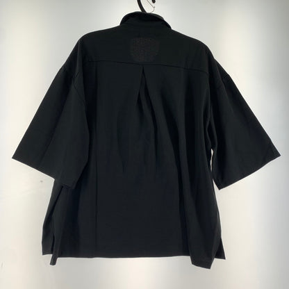 【中古品】【メンズ】 KUTIR クティール 半袖シャツ ブラック SIZE:L ハーフZIP 147-260920-io-23-fuzh 万代Net店