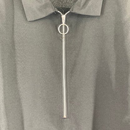 【中古品】【メンズ】 KUTIR クティール 半袖シャツ ブラック SIZE:L ハーフZIP 147-260920-io-23-fuzh 万代Net店