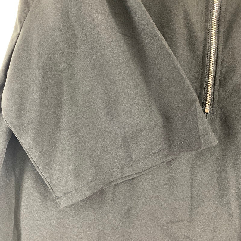 【中古品】【メンズ】 KUTIR クティール 半袖シャツ ブラック SIZE:L ハーフZIP 147-260920-io-23-fuzh 万代Net店