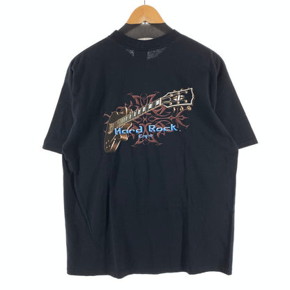 【中古品】【メンズ】 HARD ROCK CAFE 半袖Tシャツ メキシコ製 古着 145-260927-gm-37-fuzh サイズ：XL カラー：ブラック 万代Net店