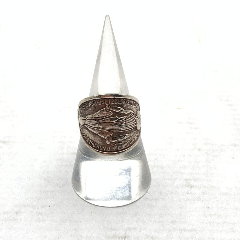 【中古品】【メンズ】 不思議のメダイ モチーフ リング SILVER 925 SIZE:16号程度 アクセサリー 192-260902-ky-05-fuzh 万代Net店