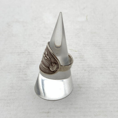 【中古品】【メンズ】 不思議のメダイ モチーフ リング SILVER 925 SIZE:16号程度 アクセサリー 192-260902-ky-05-fuzh 万代Net店