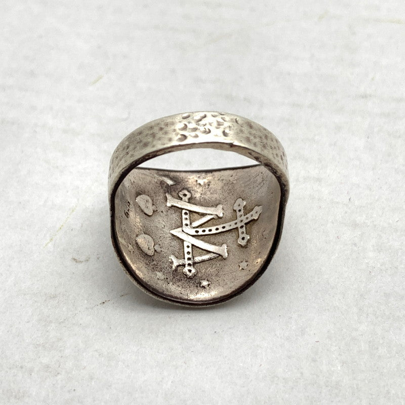 【中古品】【メンズ】 不思議のメダイ モチーフ リング SILVER 925 SIZE:16号程度 アクセサリー 192-260902-ky-05-fuzh 万代Net店
