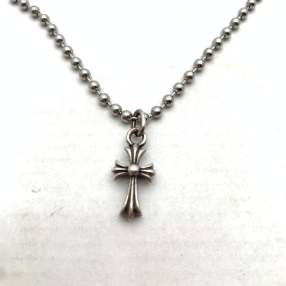 【中古品】【メンズ】 シルバー ネックレス クロスペンダント スモールクロス カラー シルバー TOP:SILVER 925 アクセサリー 193-260902-ky-07-fuzh 万代Net店