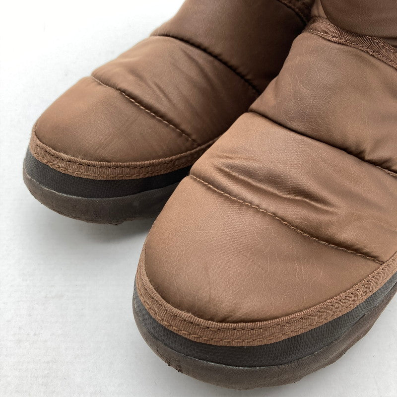【中古品】【レディース】 THE NORTH FACE ザ・ノースフェイス NFW51582 スノーブーツ 靴 167-260929-vt-83-fuzh サイズ：25.0cm カラー：ブラウン 万代Net店
