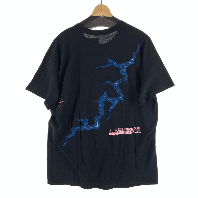 【中古品】【メンズ】 CACTUS JACK×FRAGMENT DESIGN カクタスジャック×フラグメントデザイン DANGER S.S TEE 半袖Tシャツ 142-260921-gm-11-fuzh サイズ：L カラー：ブラック 万代Net店