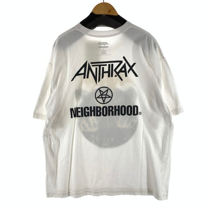 【中古品】【メンズ】 NEIGHBORHOOD ネイバーフッド 23AW NH×ANTHRAX S.S TEE 半袖Tシャツ カットソー ブランド 古着 142-260921-gm-04-fuzh サイズ：L カラー：ホワイト 万代Net店