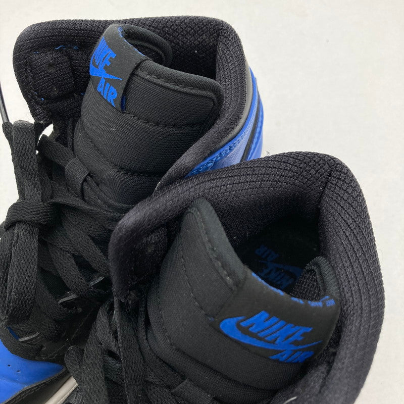 【中古品】【レディース】 NIKE ナイキ 575441-080 GS Air Jordan 1 Retro High OG エアジョーダン1 レトロ ハイ スニーカー 靴 166-260929-vt-85-fuzh サイズ：23cm カラー：ブラック/ブルー 万代Net店