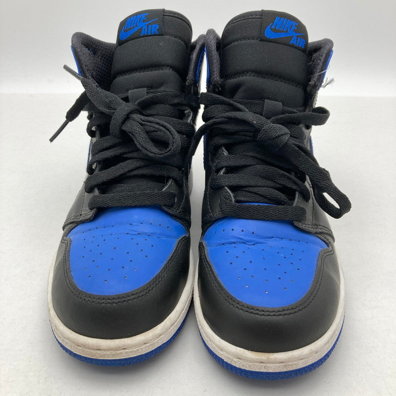 【中古品】【レディース】 NIKE ナイキ 575441-080 GS Air Jordan 1 Retro High OG エアジョーダン1 レトロ ハイ スニーカー 靴 166-260929-vt-85-fuzh サイズ：23cm カラー：ブラック/ブルー 万代Net店
