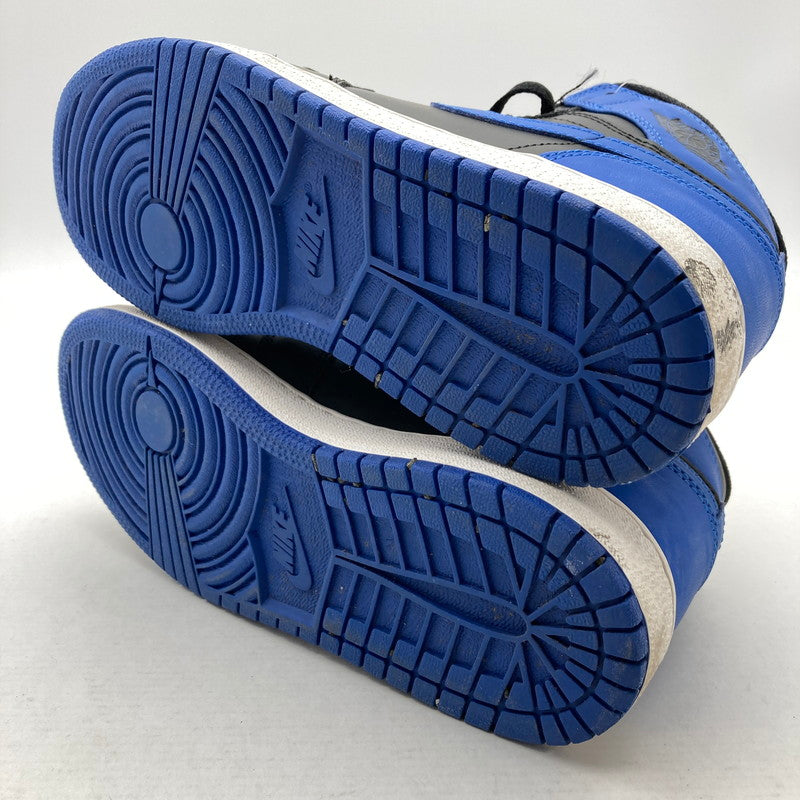 【中古品】【レディース】 NIKE ナイキ 575441-080 GS Air Jordan 1 Retro High OG エアジョーダン1 レトロ ハイ スニーカー 靴 166-260929-vt-85-fuzh サイズ：23cm カラー：ブラック/ブルー 万代Net店