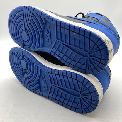 【中古品】【レディース】 NIKE ナイキ 575441-080 GS Air Jordan 1 Retro High OG エアジョーダン1 レトロ ハイ スニーカー 靴 166-260929-vt-85-fuzh サイズ：23cm カラー：ブラック/ブルー 万代Net店