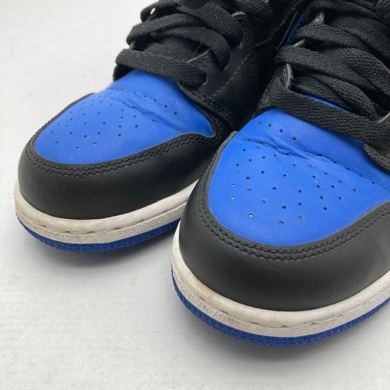 【中古品】【レディース】 NIKE ナイキ 575441-080 GS Air Jordan 1 Retro High OG エアジョーダン1 レトロ ハイ スニーカー 靴 166-260929-vt-85-fuzh サイズ：23cm カラー：ブラック/ブルー 万代Net店