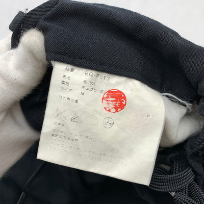 【中古品】【メンズ】 GANRYU ガンリュウ EQ-P013 ウールギャバジン テーパードパンツ パンツ ズボン BLACK Mサイズ 151-260831-io-12-fuzh カラー：ブラック 万代Net店