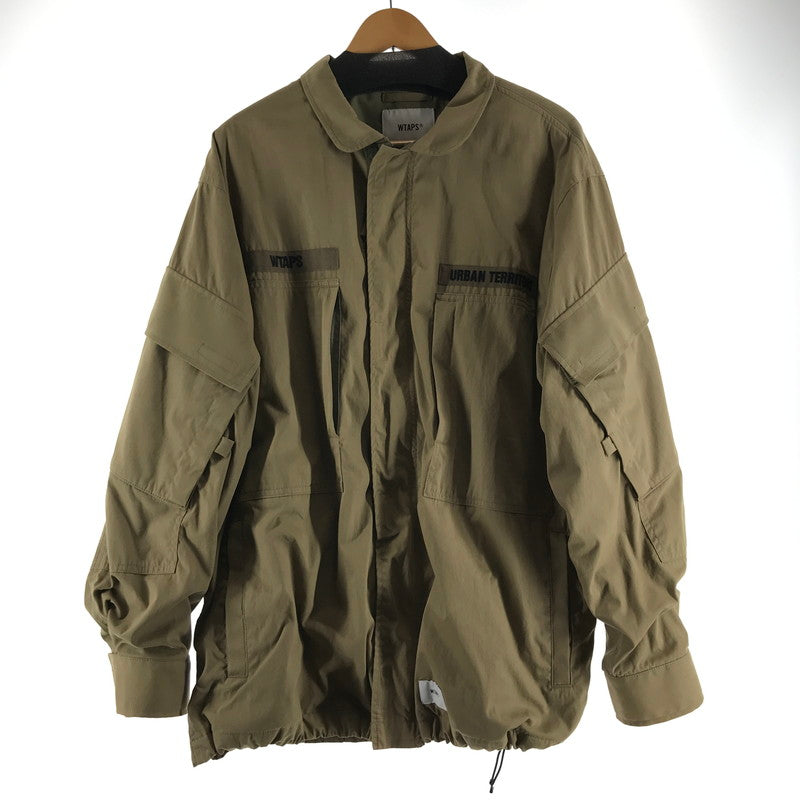 【中古品】【メンズ】 WTAPS ダブルタップス 211WVDT-JKM01 MILITARY JACKET ミリタリージャケット KHAKI 04サイズ 142-260903-io-13-fuzh カラー：カーキ 万代Net店