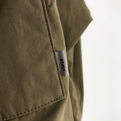【中古品】【メンズ】 WTAPS ダブルタップス 211WVDT-JKM01 MILITARY JACKET ミリタリージャケット KHAKI 04サイズ 142-260903-io-13-fuzh カラー：カーキ 万代Net店