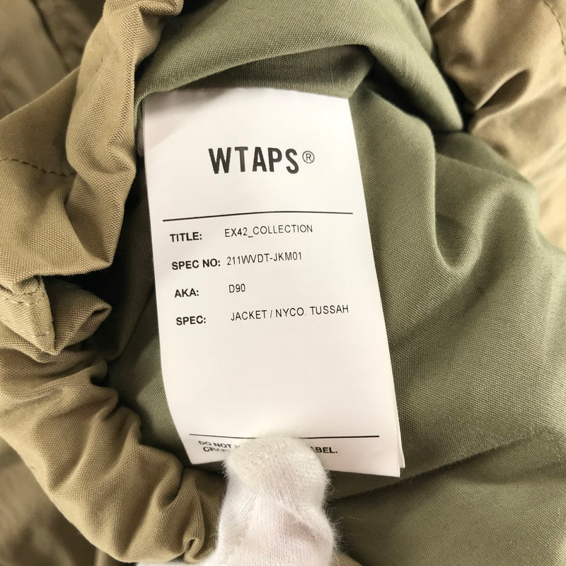 【中古品】【メンズ】 WTAPS ダブルタップス 211WVDT-JKM01 MILITARY JACKET ミリタリージャケット KHAKI 04サイズ 142-260903-io-13-fuzh カラー：カーキ 万代Net店