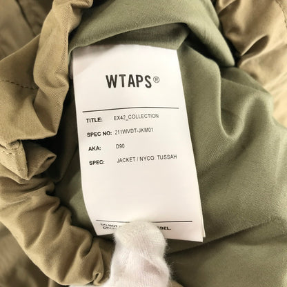 【中古品】【メンズ】 WTAPS ダブルタップス 211WVDT-JKM01 MILITARY JACKET ミリタリージャケット KHAKI 04サイズ 142-260903-io-13-fuzh カラー：カーキ 万代Net店