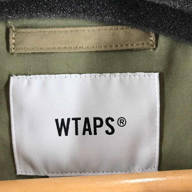 【中古品】【メンズ】 WTAPS ダブルタップス 211WVDT-JKM01 MILITARY JACKET ミリタリージャケット KHAKI 04サイズ 142-260903-io-13-fuzh カラー：カーキ 万代Net店