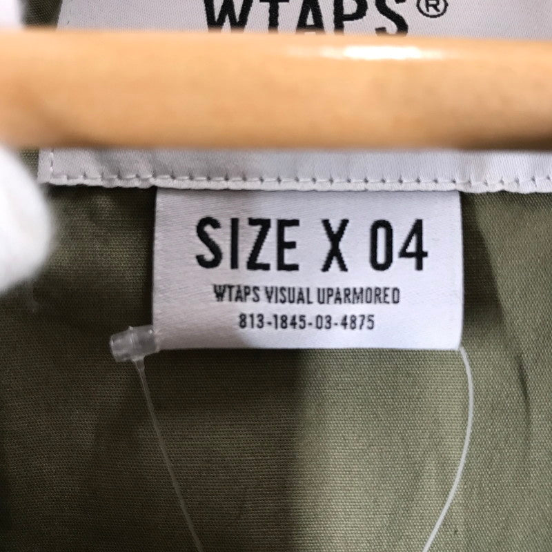 【中古品】【メンズ】 WTAPS ダブルタップス 211WVDT-JKM01 MILITARY JACKET ミリタリージャケット KHAKI 04サイズ 142-260903-io-13-fuzh カラー：カーキ 万代Net店