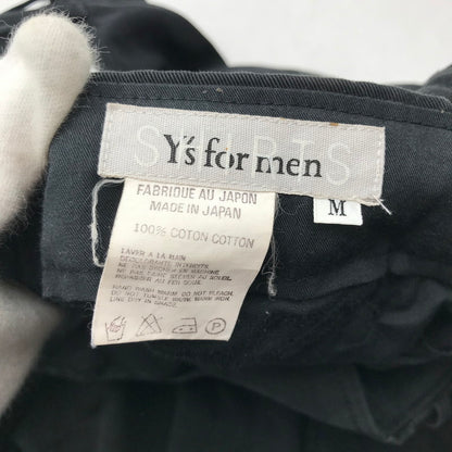【中古品】【メンズ】 Y'S FOR MEN ワイズ フォー メン MJ-P35-057 CARGO PANTS カーゴパンツ BLACK Mサイズ ※白いスレ・ほつれあり 151-260903-io-17-fuzh カラー：ブラック 万代Net店