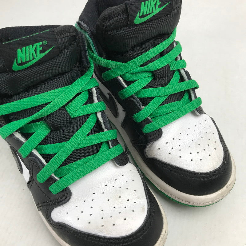 【中古品】【キッズ】 NIKE ナイキ FD1413-031 TD JORDAN 1 RETRO HIGH OG ジョーダン1 レトロ ハイ セルティックス スニーカー 靴 キッズ 173-621003-mh-08-fuzh サイズ：15cm カラー：ブラック グリーン 万代Net店